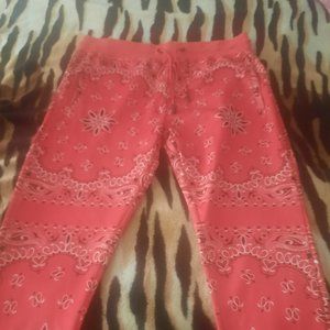 !!!RED BANDANA PANTS FOR SALE!!!